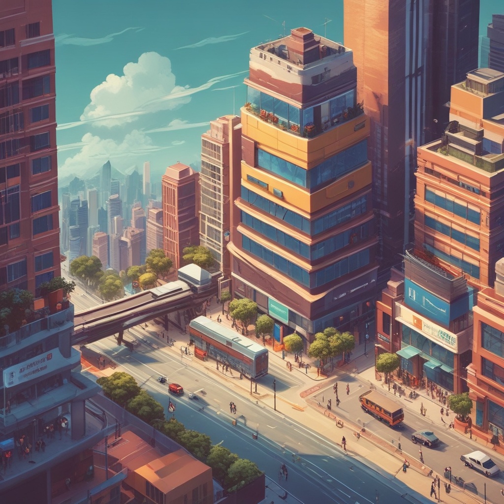 Main visual showing company theme